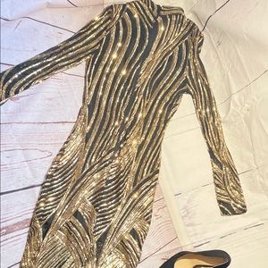 ✨Practically New✨ Fashion Nova. Sequin dress.